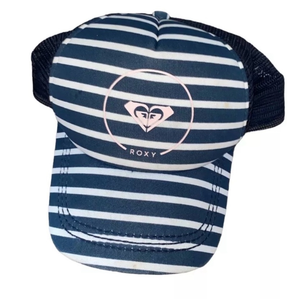 Roxy Surf Snowboard Snap Back Trucker Hat Cap Casual Women Ladies Adjustable